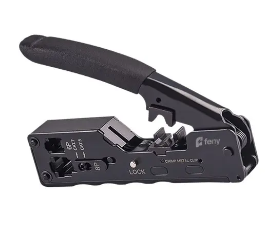 Feny FN-PEN12 RJ11-RJ12-RJ45-CAT5E-CAT6-CAT7 Network Kablo Sıkma Ve Soyma Pensesi