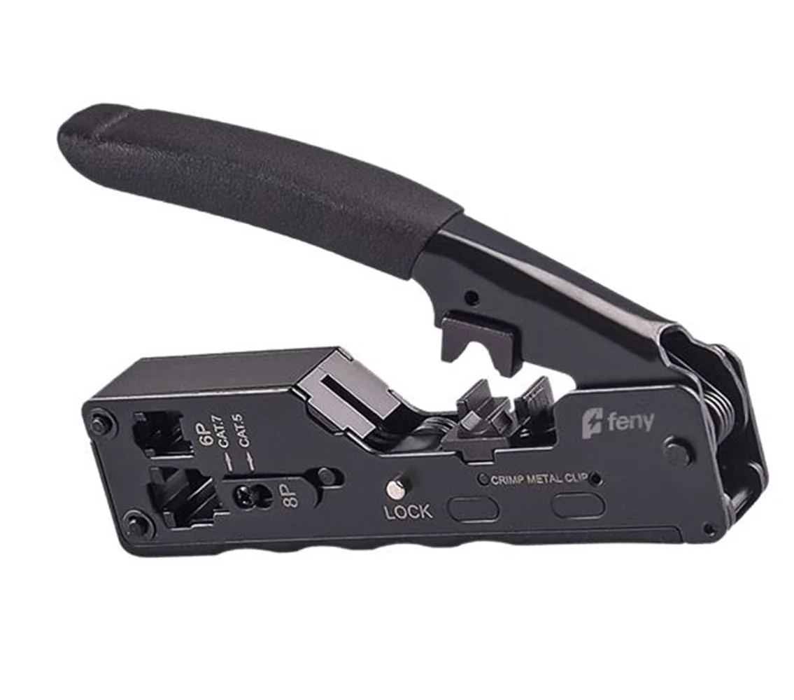 Feny FN-PEN12 RJ11-RJ12-RJ45-CAT5E-CAT6-CAT7 Network Kablo Sıkma Ve Soyma Pensesi