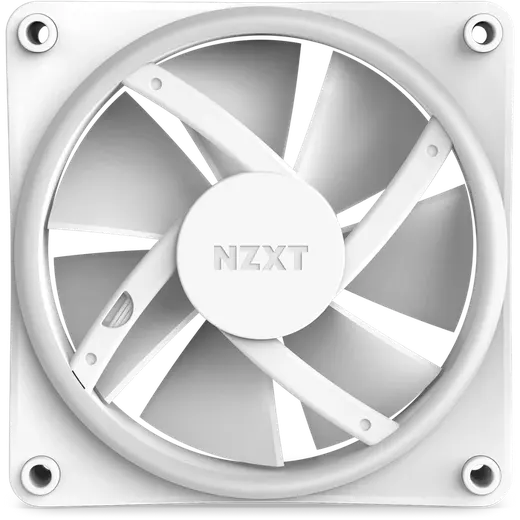NZXT 140MM RF-D14SF-W1 F140 RGB Duo Single Kasa Fanı Beyaz görseli 1