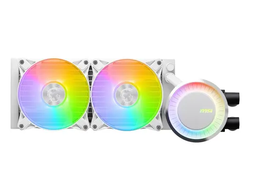 MSI Mag Coreliquid E240 240 mm Beyaz Sıvı Soğutucu alternatif görünüm