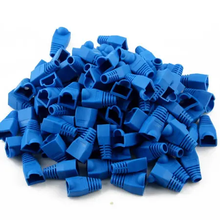 RJ45 CAT6 YENİ NESİL RENKLI KILIF 25LI PAKET - MAVI