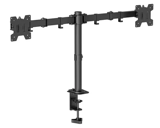 BEEK BA-MM-01 Çift Ekran Taşıyabilen Askı Aparatı, Kelepçe Dahil, Maksimum 17-32 inç Ekran, Eğim Aralığı +45°~-45°