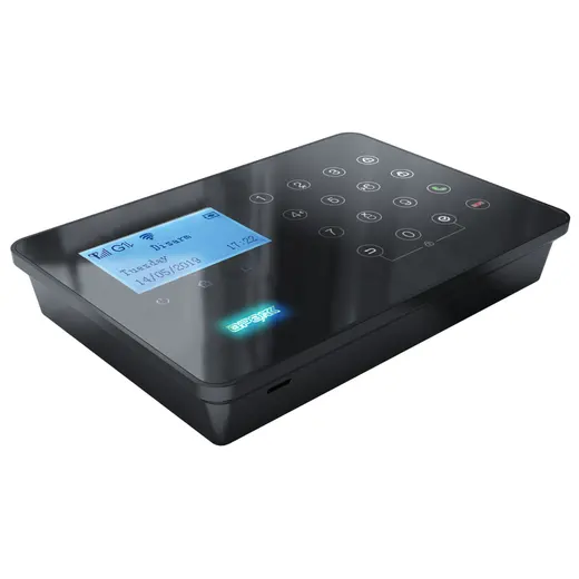 ARD-575 Siyah GPRS/GSM/WiFi 4G Dokunmatik Kablolu Kablosuz Ev ve İşyeri Alarm Paneli görseli 2