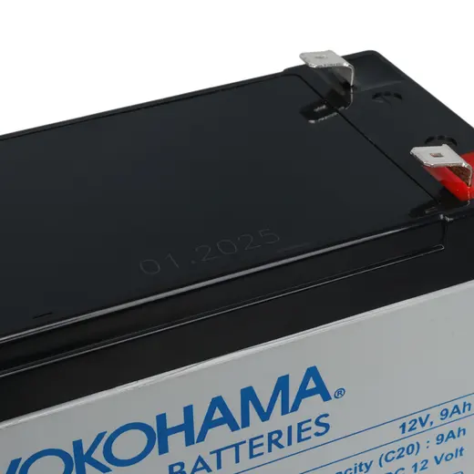 YOKOHAMA YH-129.0 12 VOLT - 9 AMPER AKÜ (150 X 65 X 90 MM) görseli 4