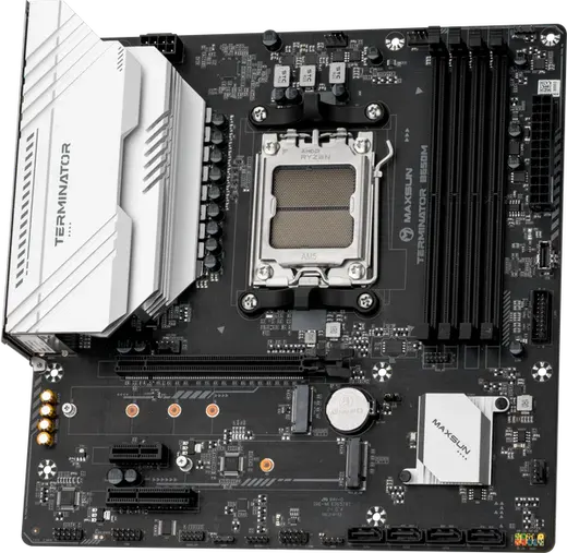 MAXUN B650M TERMINATÖR DDR5 HDMI-DP PCIE 4.0 AM5 mATX görseli 2