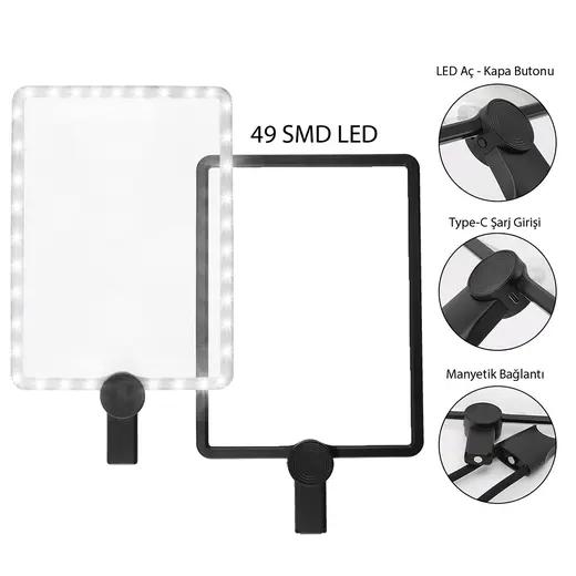 SUNUP SN-26402 TELEFON - TABLET - KİTAP BÜYÜTECİ AYARLANABİLİR ESNEK AKROBAT (240X170MM) alternatif görünüm