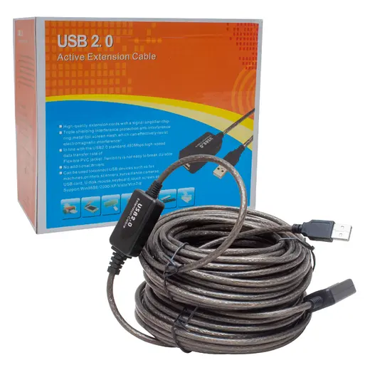 POWERMASTER PM-11427 USB 2.0 20 METRE USB UZATMA KABLOSU görseli 3