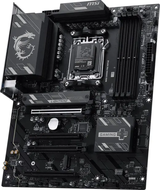 MSI B850 GAMING PRO WIFI6E HDMI-DP TYPEC PCIE 5.0 AM5 ATX görseli 4