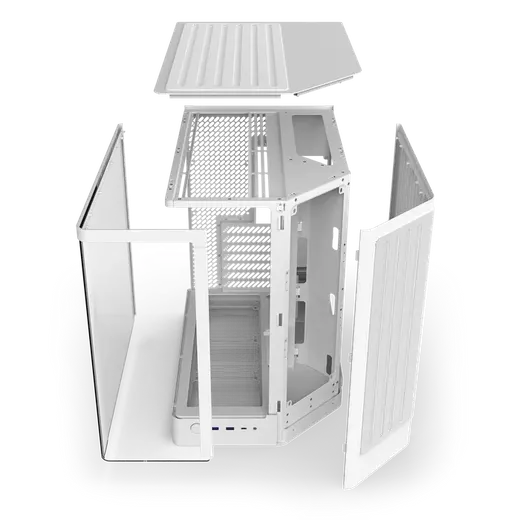 NXZT H6 COMPACT CC-H62FW-01 Mid-Tower PC Kasası Beyaz görseli 1