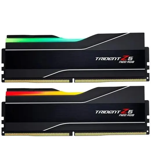 GSKILL 64gb (2X 32GB) DDR5 6000MHZ CL26 RGB DUAL KIT PC RAM / TZ5 NEO RGB F5-6000J2636H32GX2-TZ5NR görseli 3