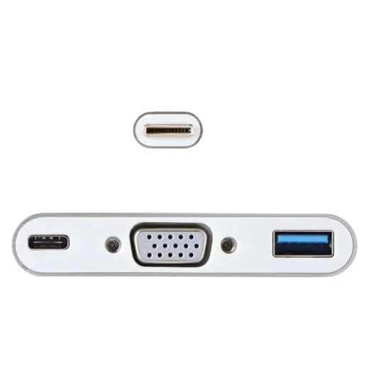 Vcom CU426M Type-C-M To Vga-F Usb 3.0-F Type-C-F Çevirici alternatif görünüm