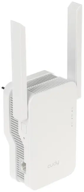 CUDY RE1800 WIFI6 AX1800 Çift Bant Menzil Genişletici Priz Tip görseli 2