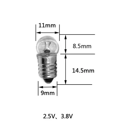 FENER AMPÜL MİNİ 2.5 VOLT VİDALI (50LİK PAKET) alternatif görünüm