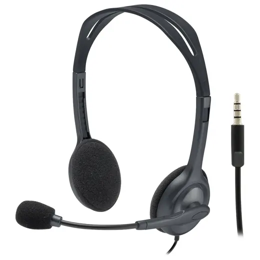 Logitech H111 Mikrofonlu Kulaklık Gri 981-000593