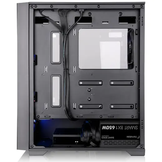 THERMALTAKE 650W 80+ BRONZE V290 TG CA-3Z7-65M1WE-00 3-ARGB FANLI Gaming Mid-Tower PC Kasası görseli 2