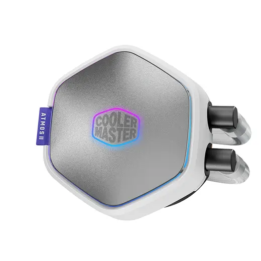 COOLERMASTER 360MM ATMOS II 360 MLX-D36M-A25SZ-PW ARGB AM5-1851p Sıvı Soğutmalı İşlemci Fanı Beyaz görseli 1
