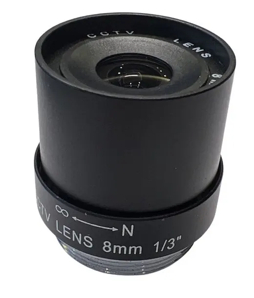8 mm Analog Kamera Sabit Iris Fixed Lensi