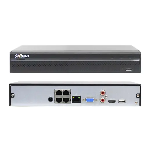 DAHUA 4kanal 8mp 1-diskli PoE NVR Kayıt Cihazı NVR2104HS-P-T görseli 2