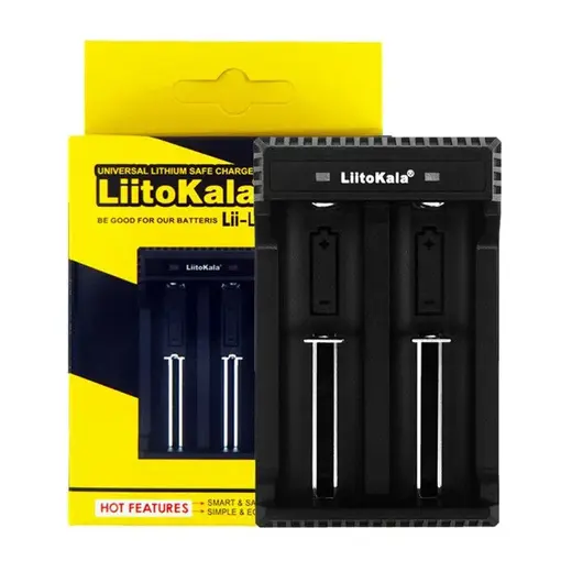 LIITOKALA LII-L2 UNİVERSAL AA/AAA/18650/14500/123A AKILLI İKİLİ PİL ŞARJ CİHAZI ALETİ görseli 3