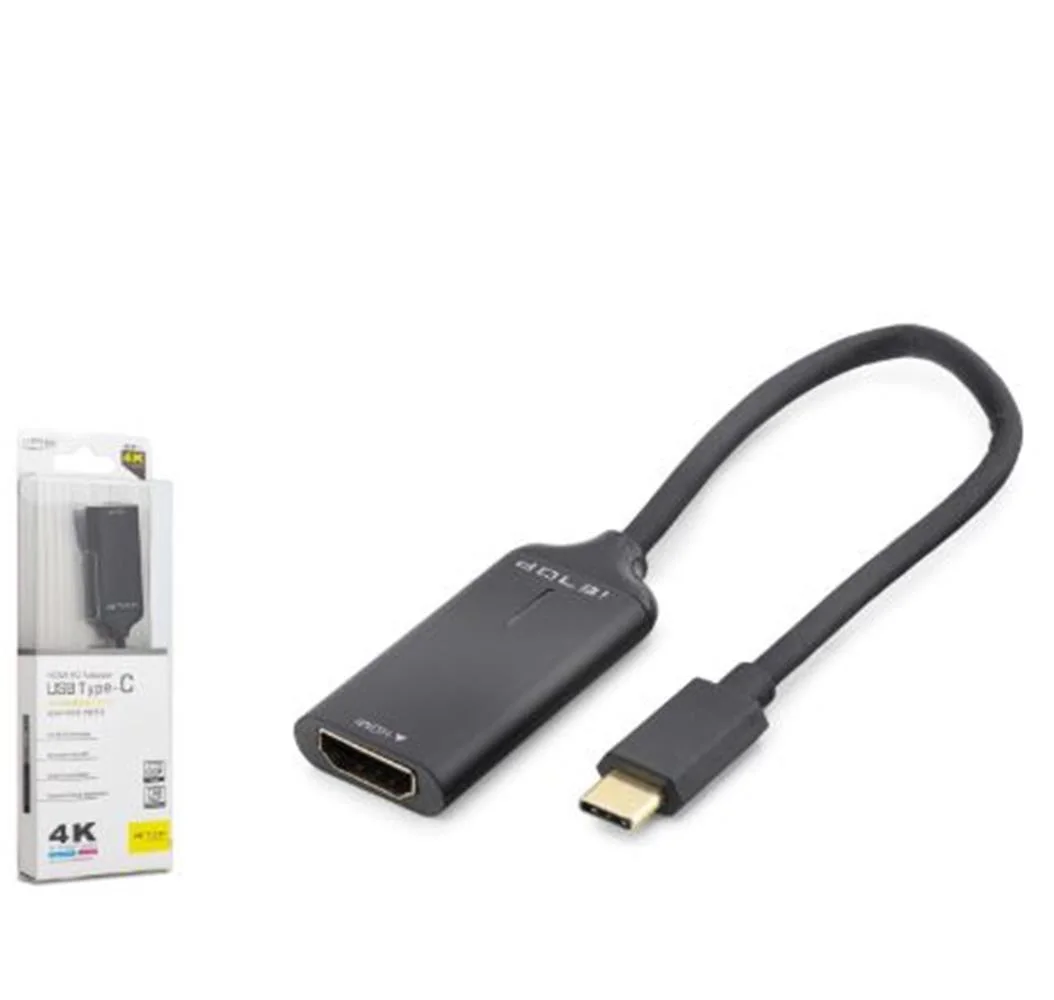 iETOP HDX7898 Type-C to HDMI Görüntü Dönüştürücü 4K 30Hz 20 cm Siyah