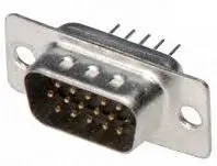 DIGITUS A-HDS 15 PP/Z High Density D-Sub Konnektör, 15 pin, erkek, PCB mounting