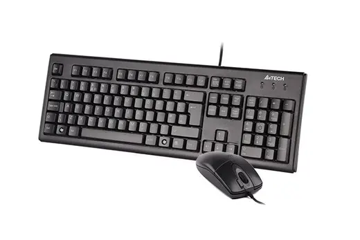 A4-Tech Kablolu Set Siyah (KM-72620D) alternatif görünüm
