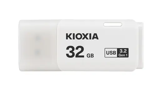Kioxia 32GB U301 Beyaz USB 3.2 Gen 1 Flash Bellek