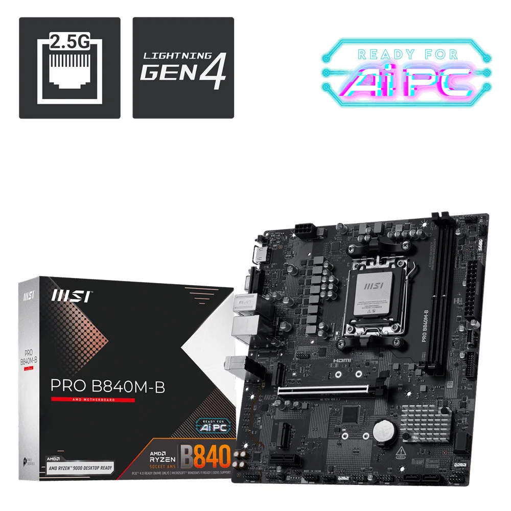 MSI MB PRO B840M-B AM5 DDR5 8000(OC)
