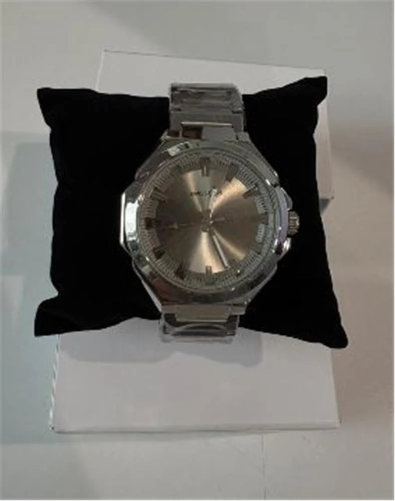 Swiss Plus Man Watch Basic Seri Model-9 ST3506AGS Max Plus Silver-Silver(Kol Saati)