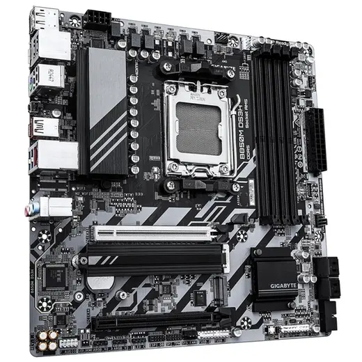 GIGABYTE B850M DS3H DDR5 HDMI DP-TYPEC PCIE 5.0 AM5 mATX görseli 2