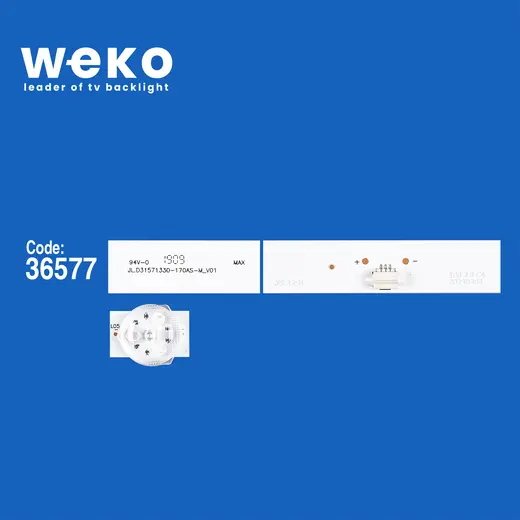 WKSET-5844 36577X2 DLED31.5MXY 2X7 1001 315M2 2 ADET LED BAR alternatif görünüm