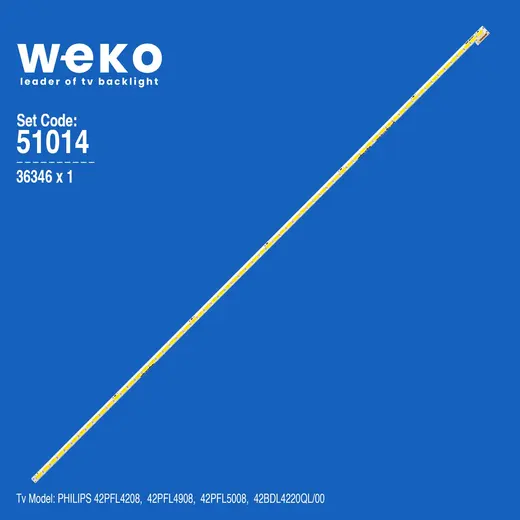 WKSET-6014 36346X1 LBM420M1106-BM-3 (HF)(0) 1 ADET LED BAR (66LED)