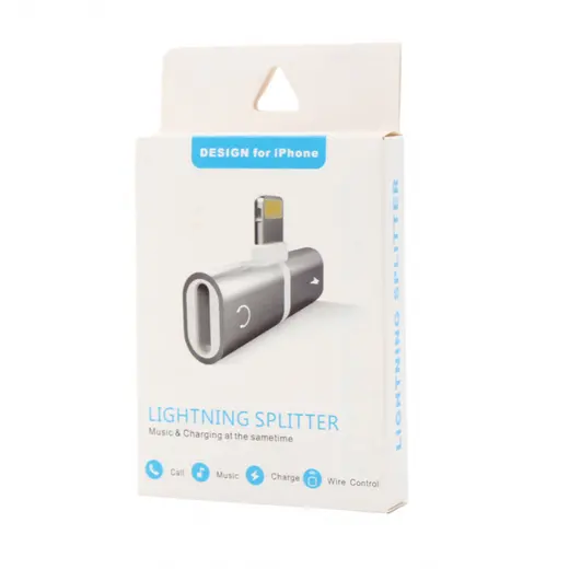 POWERMASTER IPHONE LIGHTNING ŞARJ VE KULAKLIK ÇEVİRİCİ ADAPTÖR JACK görseli 4
